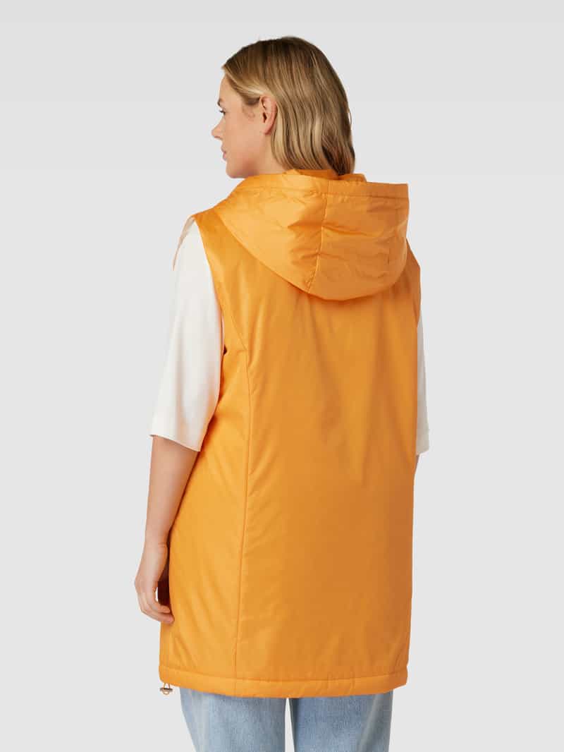 PLUS SIZE gilet met tweewegsritssluiting, model 'PAGODA' Marina Rinaldi