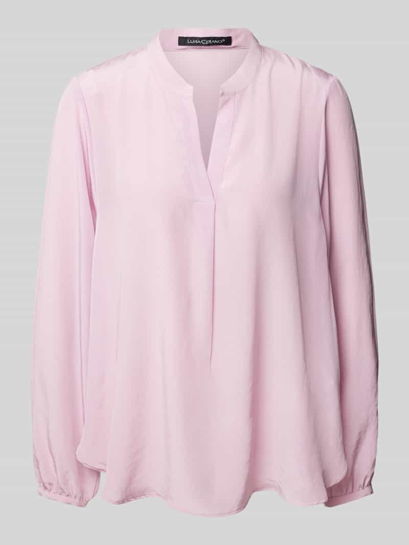 LUISA CERANO Relaxed fit blouse met tuniekkraag