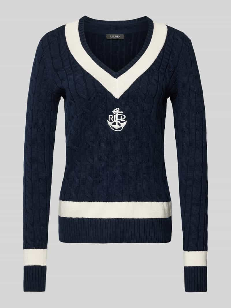 Lauren Ralph Lauren Gebreide pullover met ribboorden