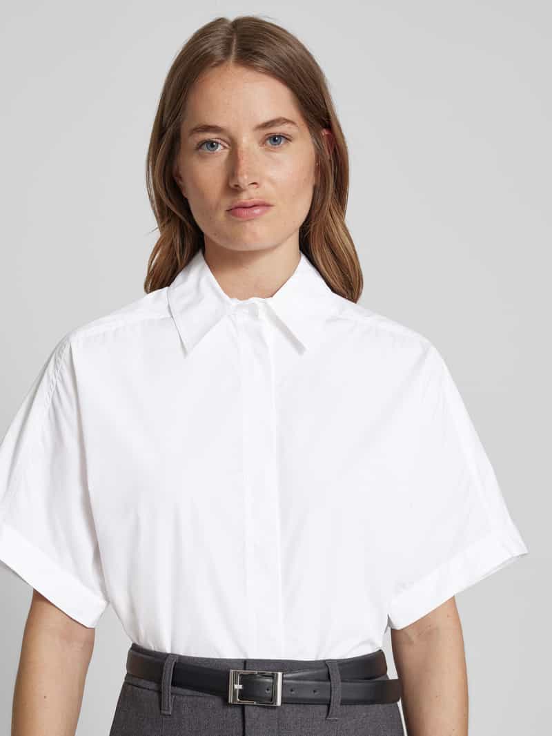 Ivy Oak Overhemdblouse met blinde knoopsluiting model 'ELVIRA'