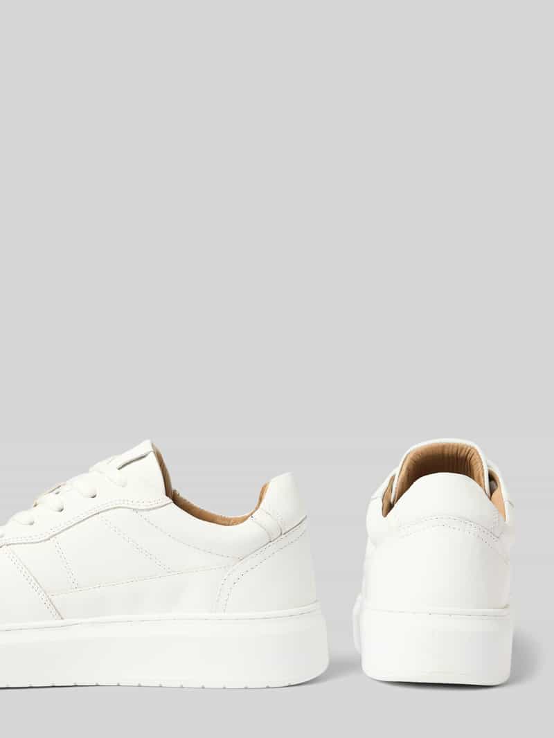 PS Poelman Leren sneakers met labeldetail model 'Enzo'