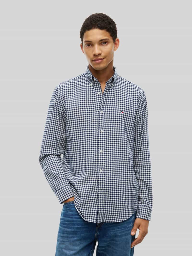 Tommy Hilfiger Regular fit vrijetijdsoverhemd van puur katoen