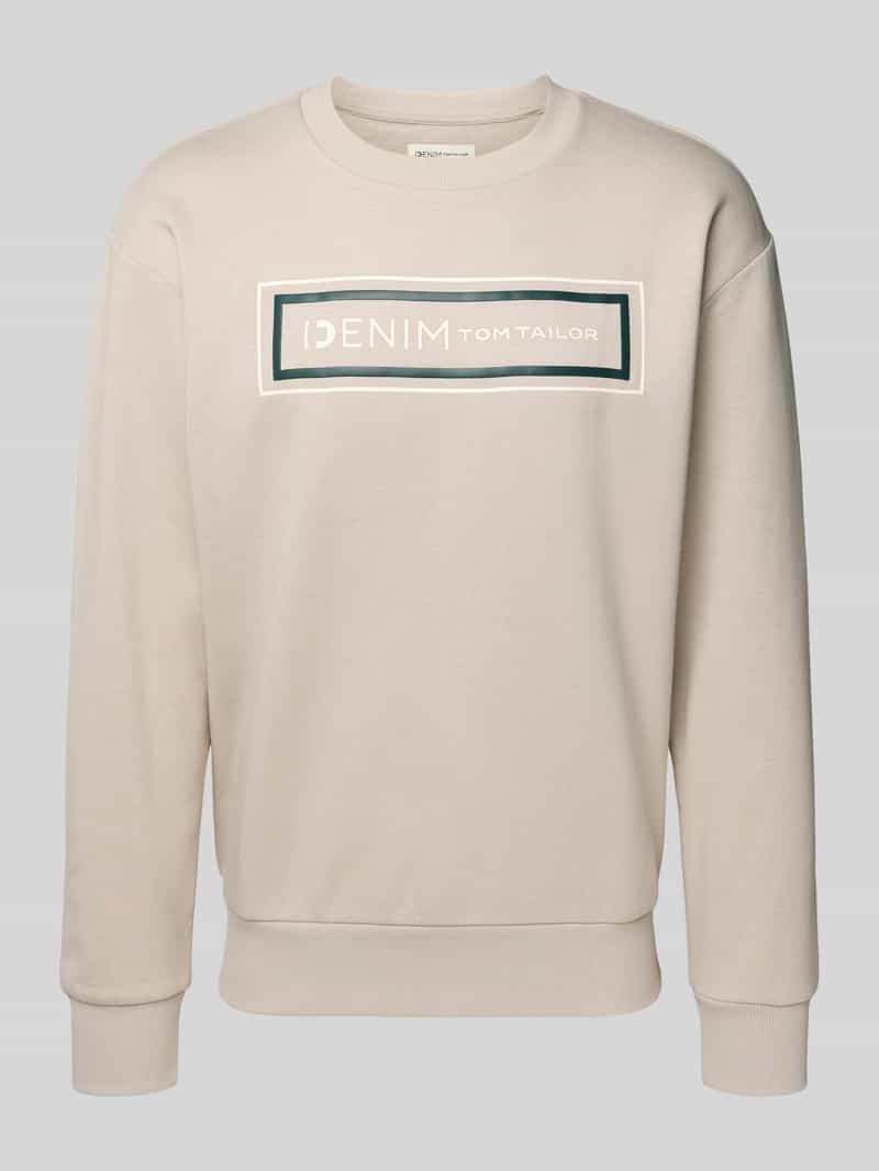 Tom Tailor Denim Regular fit sweatshirt van katoenmix