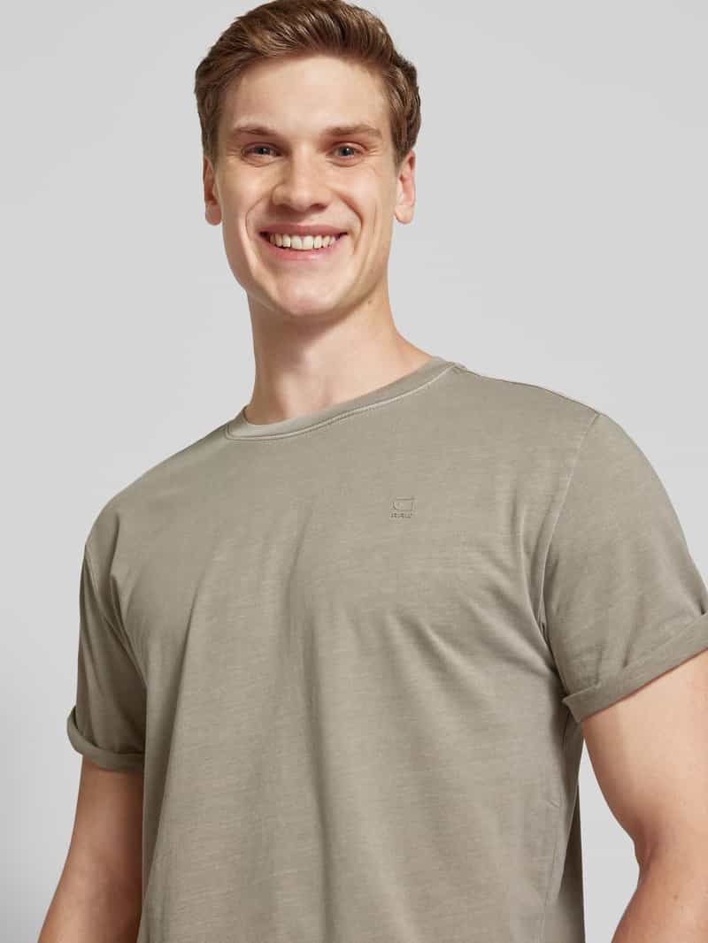 G-Star Raw T-shirt met labeldetail model 'Lash'