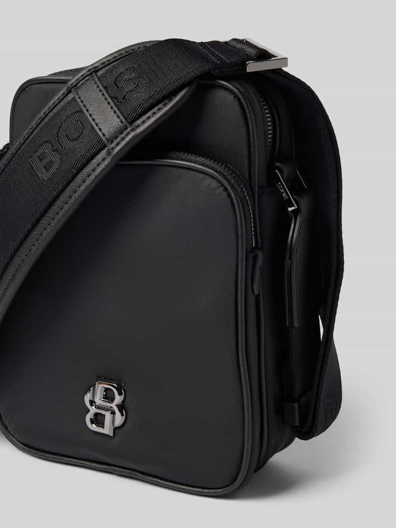 Boss Schoudertas met labeldetail model 'Icon'