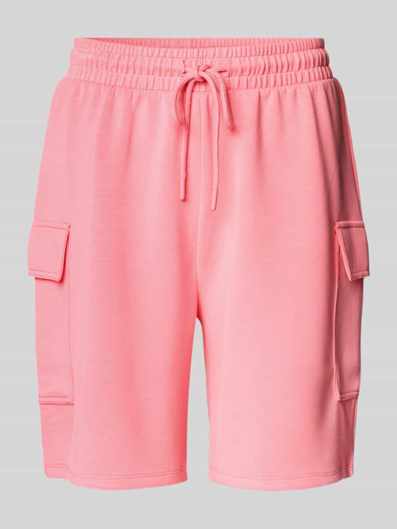 Christian Berg Woman Relaxed fit sweatshorts met cargozakken
