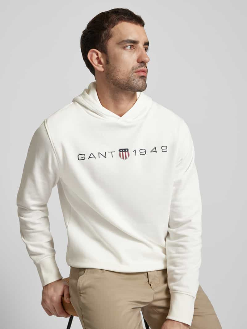 Gant Hoodie met labelprint