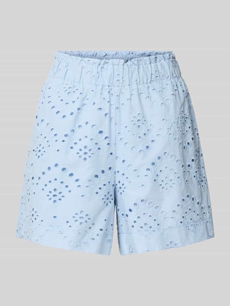 Pieces Regular fit korte broek van puur katoen model 'VILDE