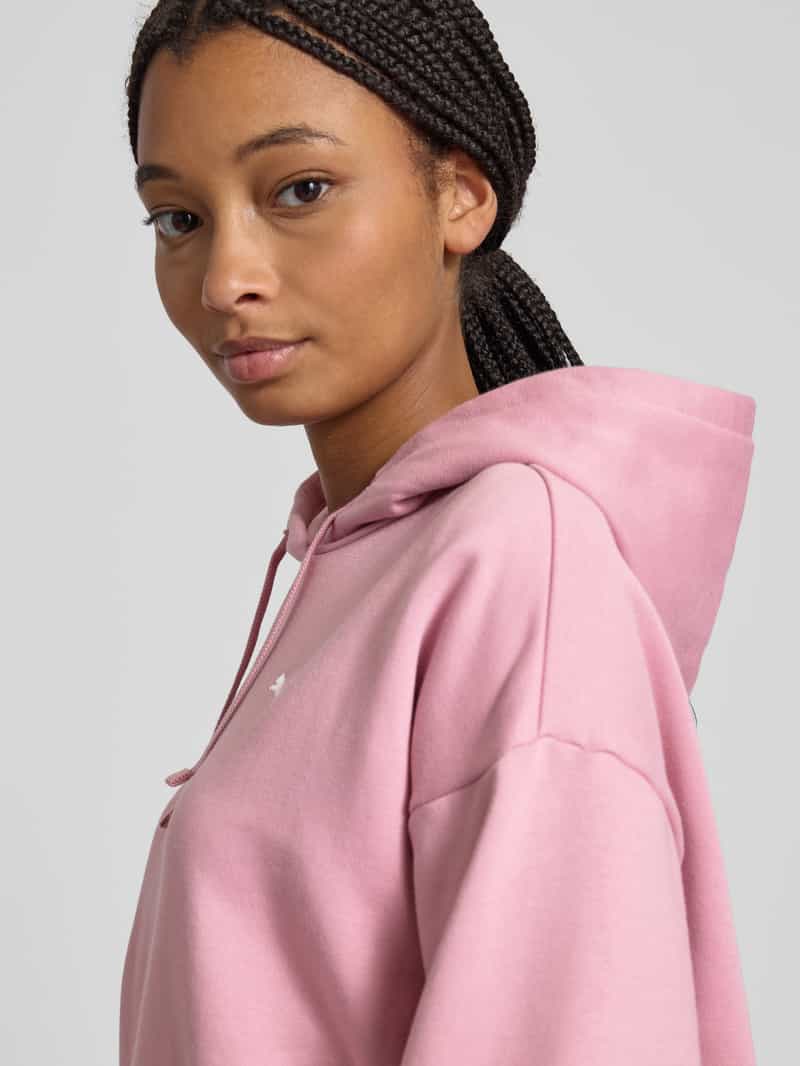Puma Relaxed fit hoodie met labelstitching en kangoeroezak