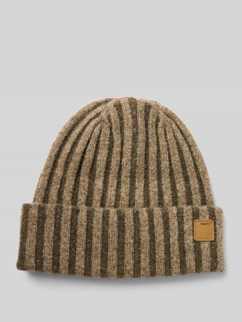 Barts Beanie met labeldetail model 'Selfoss'
