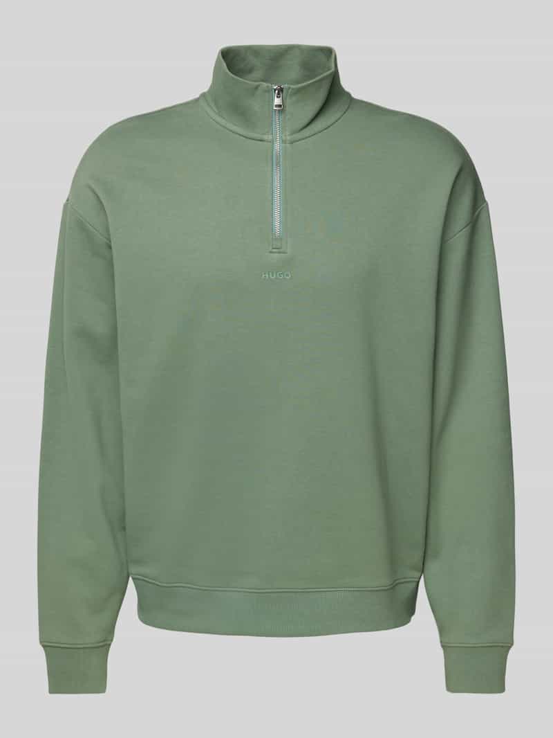 HUGO Sweatshirt met labelprint model 'Durty'