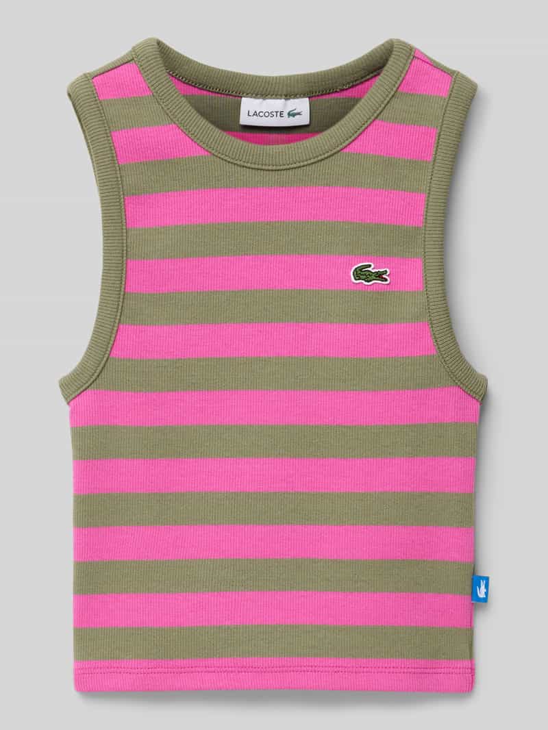 Lacoste Tanktop met logobadge
