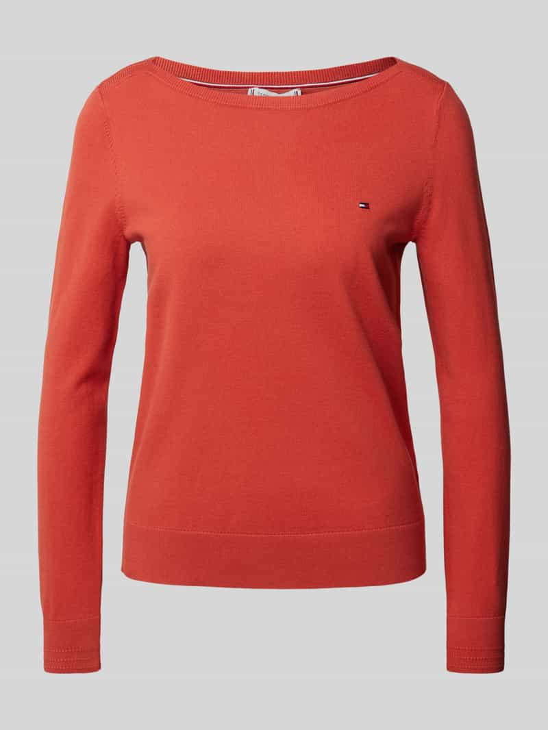 Tommy Hilfiger Gebreide pullover met boothals