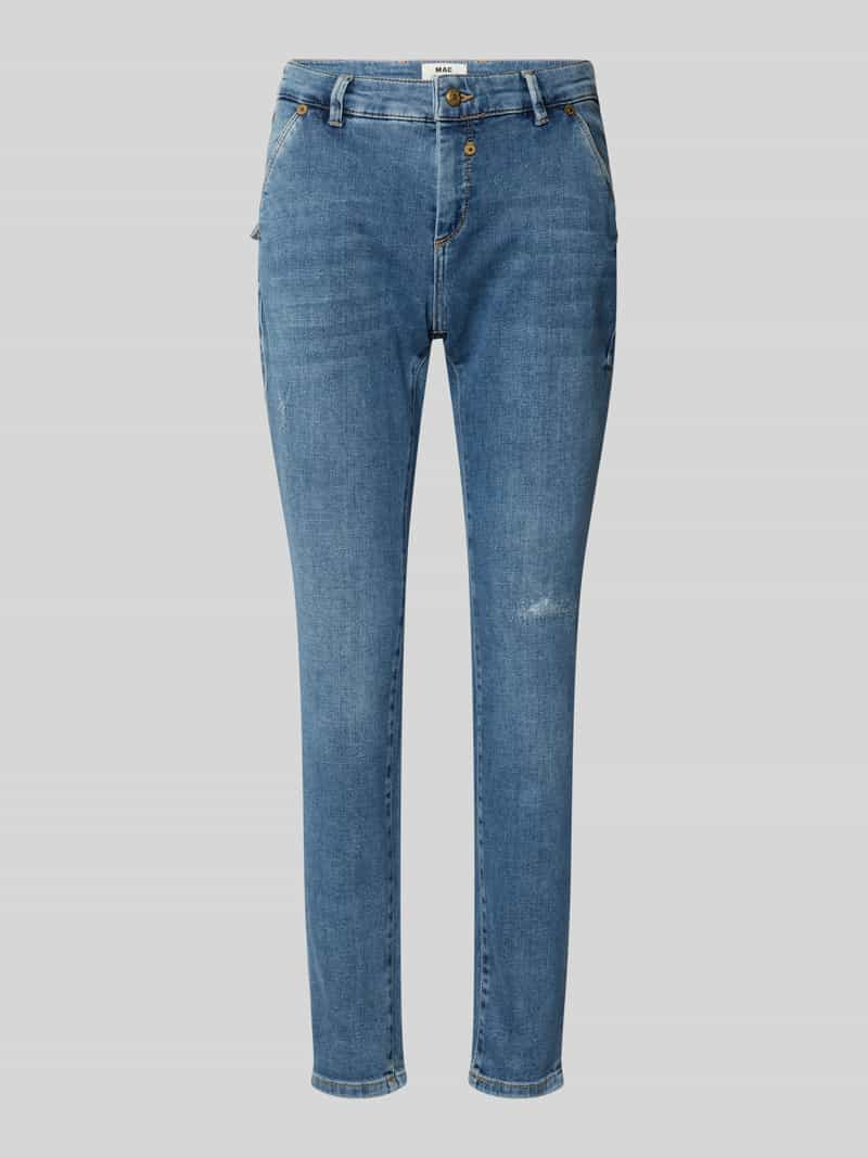 MAC Slim fit jeans met knoop- en ritssluiting, model 'Montana'