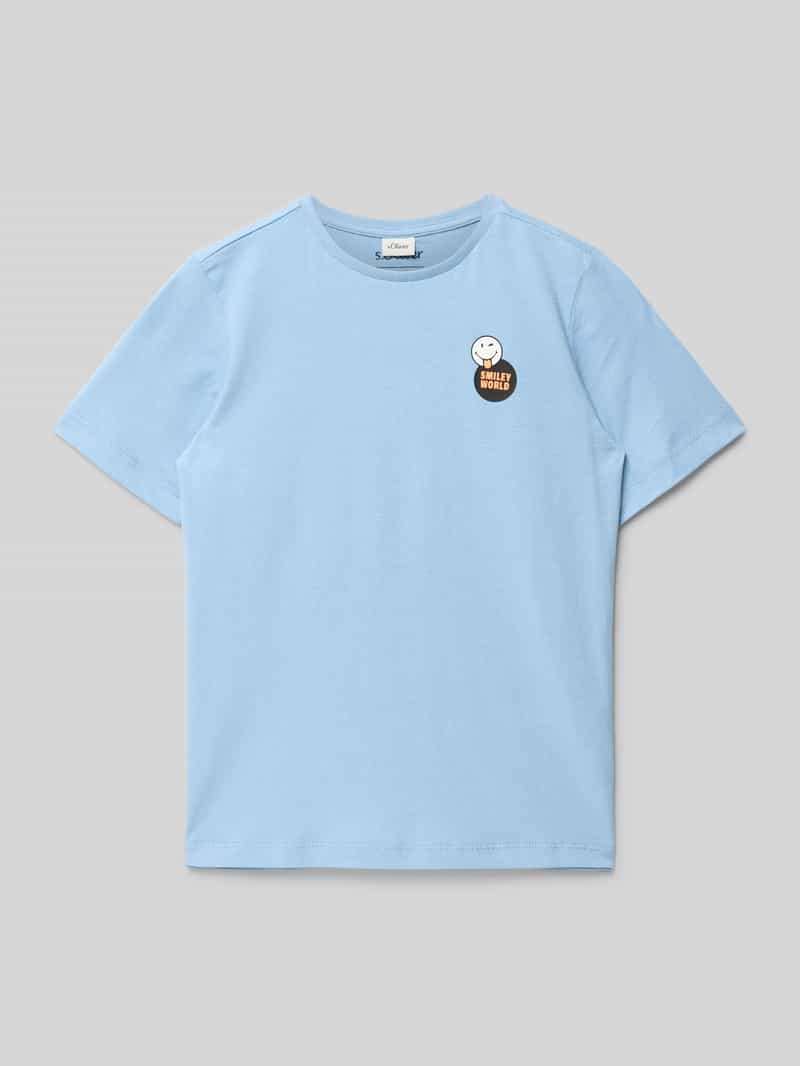 s.Oliver RED LABEL Regular fit T-shirt met SMILEYWORLD -print
