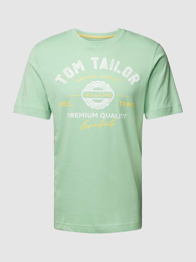 Tom Tailor T-shirt met labelprint