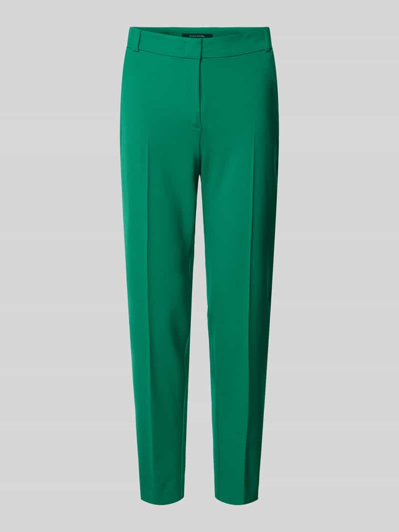 comma Stoffen broek met Franse steekzakken