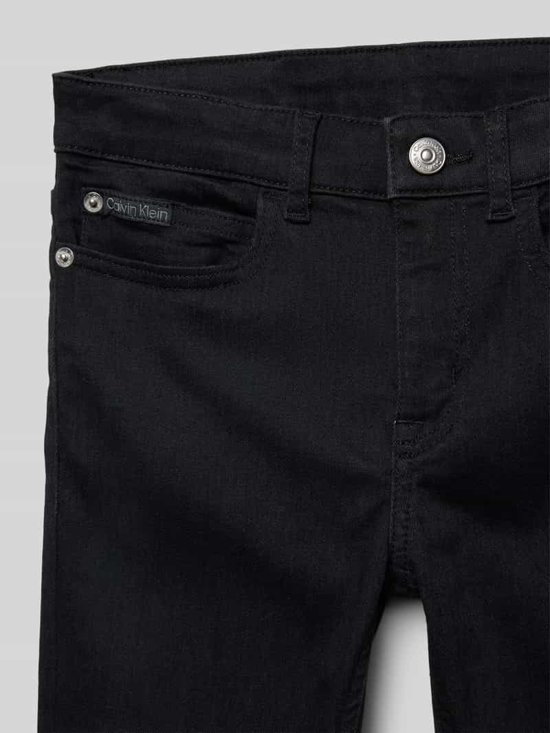 Calvin Klein Jeans Loose fit jeans met labelpatch