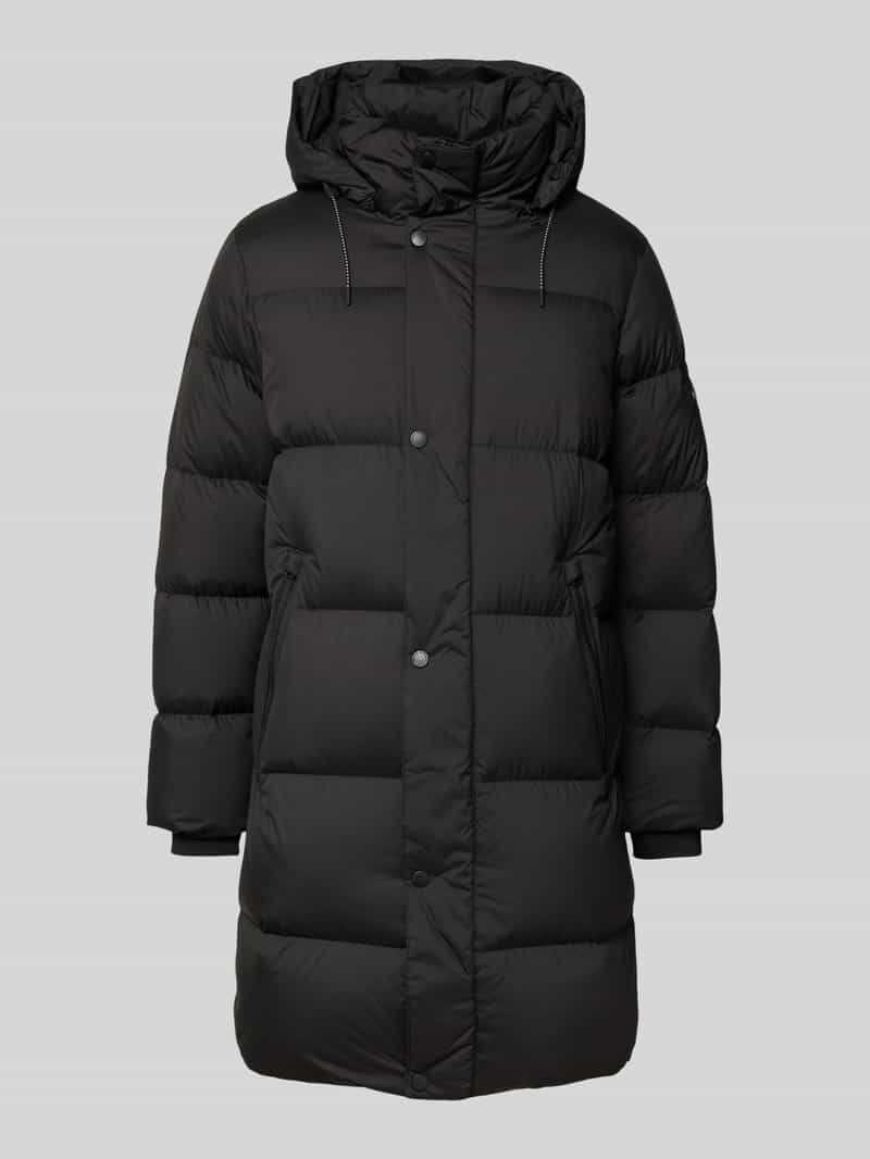 Marc O'Polo Regular fit lange donsjas met rugzakbanden