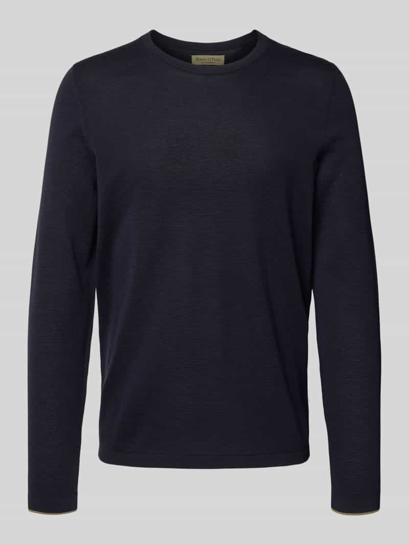 Marc O'Polo Regular fit gebreide pullover van puur katoen × DFB Travel Collection
