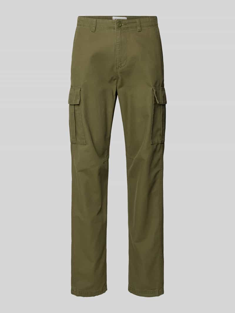 jack & jones Straight leg cargobroek met steekzakken model 'BARKLEY'