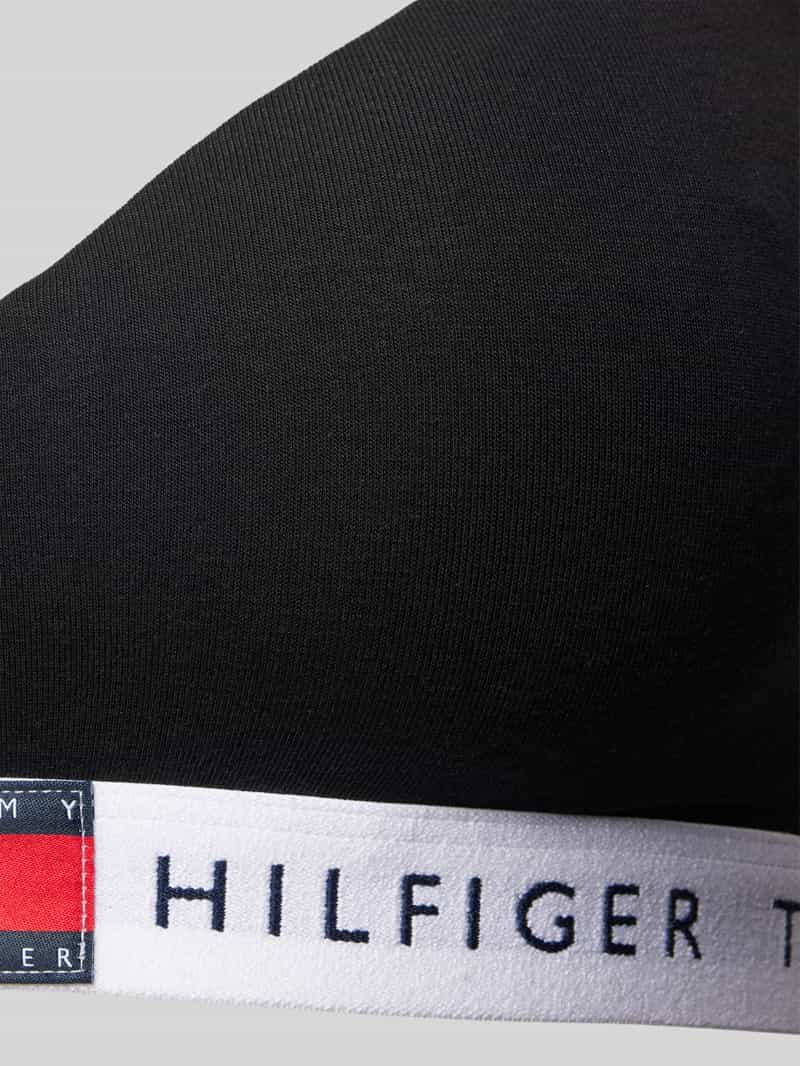 Tommy Hilfiger Bralette met elastische band met label model 'TH Heritage'