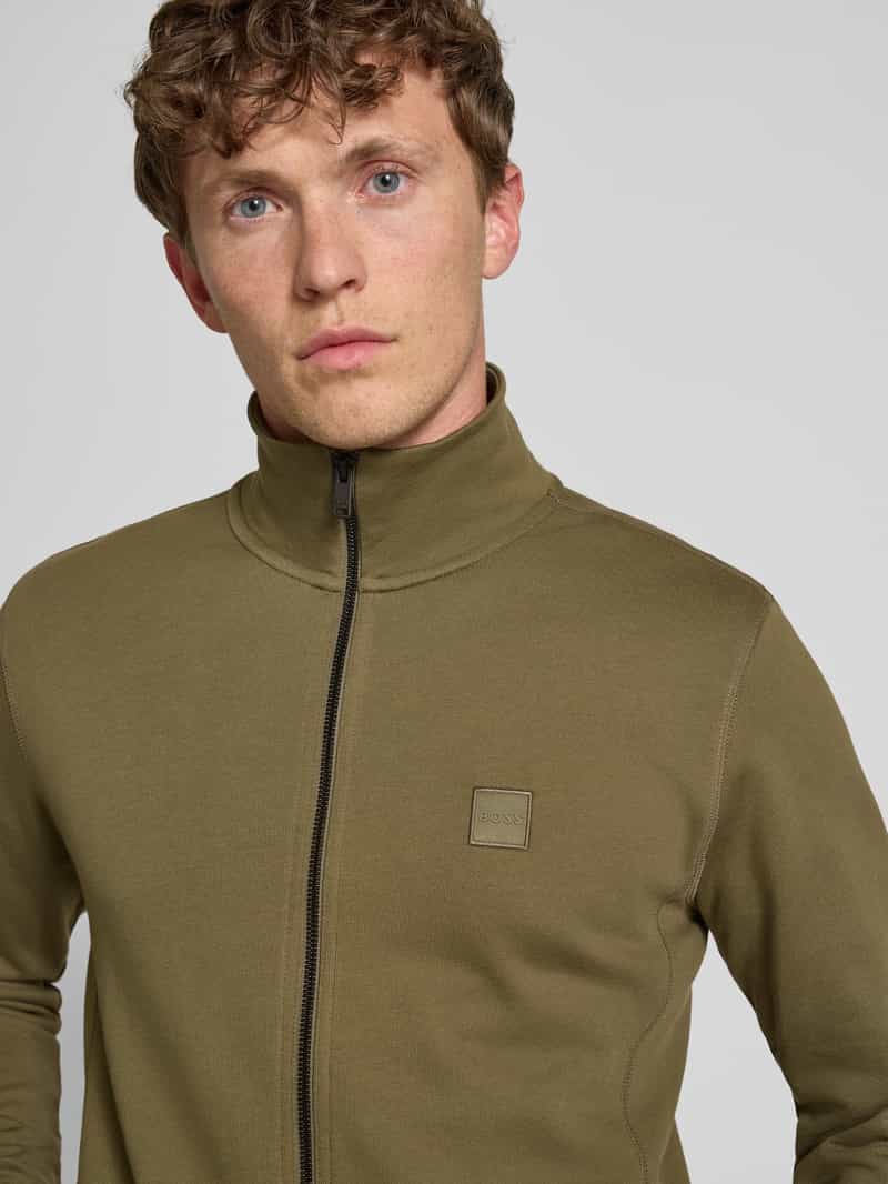Boss Orange Regular fit sweatjack van puur katoen