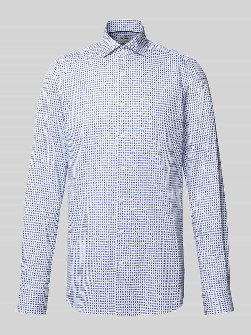 OLYMP Level Five Slim fit zakelijk overhemd met extra lange mouwen