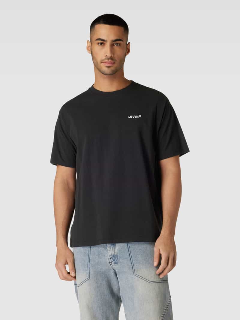 T-shirt met labelstitching Levi's®