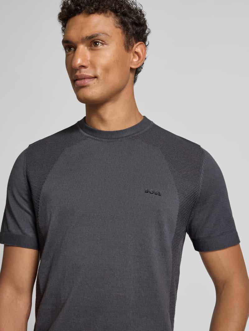 BOSS Green Regular fit T-shirt van katoenmix model 'MOMENTUM'