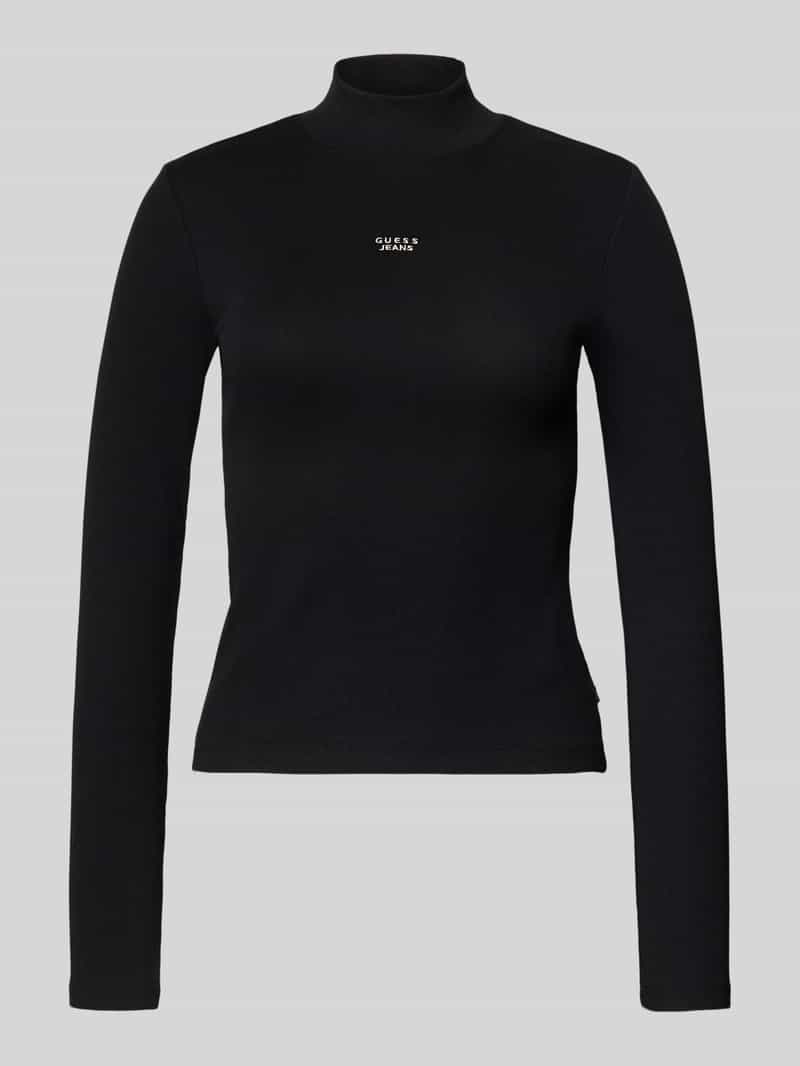 Guess Jeans Shirt met lange mouwen en labelstitching
