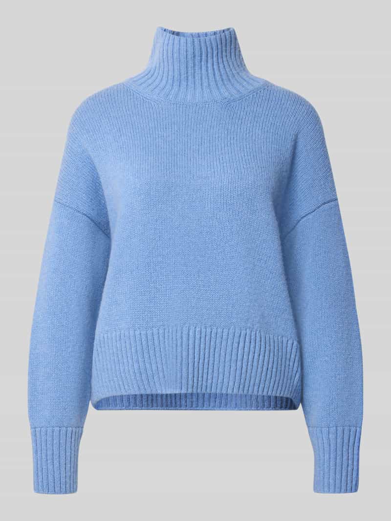 LANIUS relaxed fit pullover van scheerwolmix in tricotlook