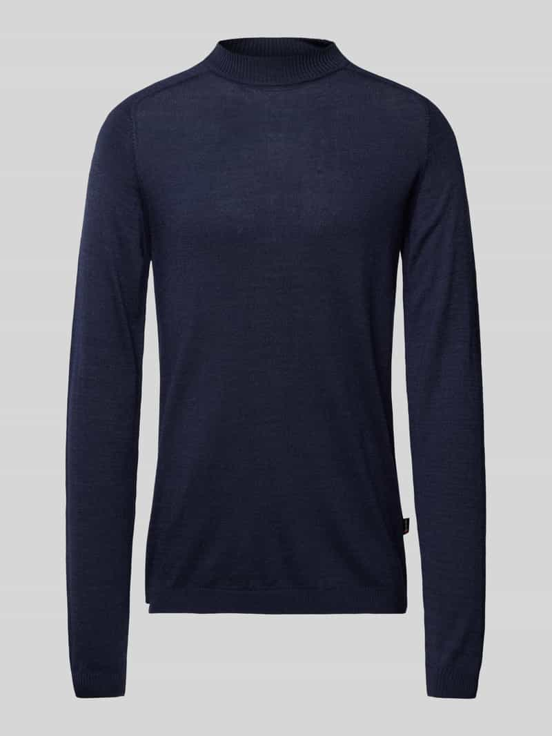 CG - Club of Gents Gebreide pullover met structuurmotief, model 'Bertie'