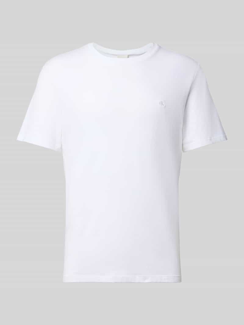CK Calvin Klein T-shirt met labelstitching