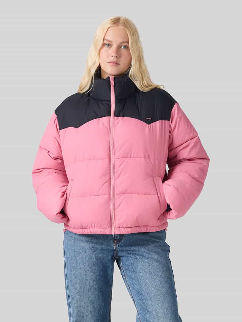 Levi's Gewatteerd jack met logodetail
