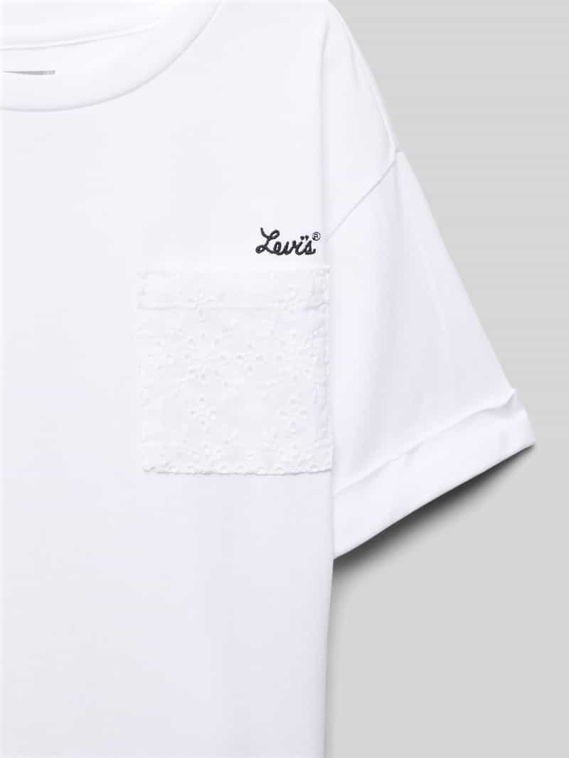 Levi s Kids T-shirt met labelstitching