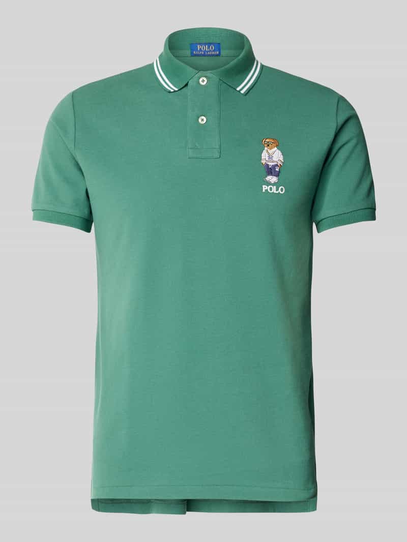 Polo Ralph Lauren Slim fit poloshirt van puur katoen