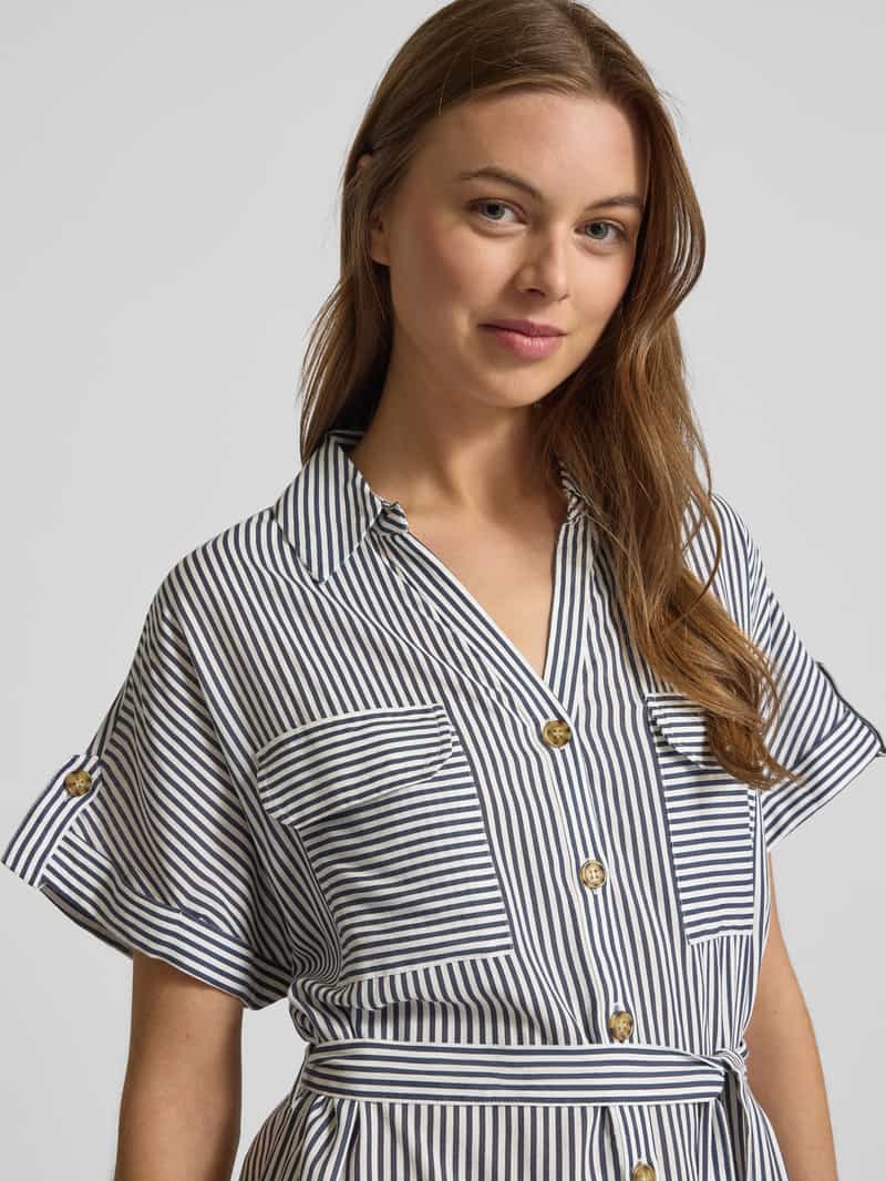 Vero Moda Getailleerde mini-jurk van pure viscose model 'BUMPY'