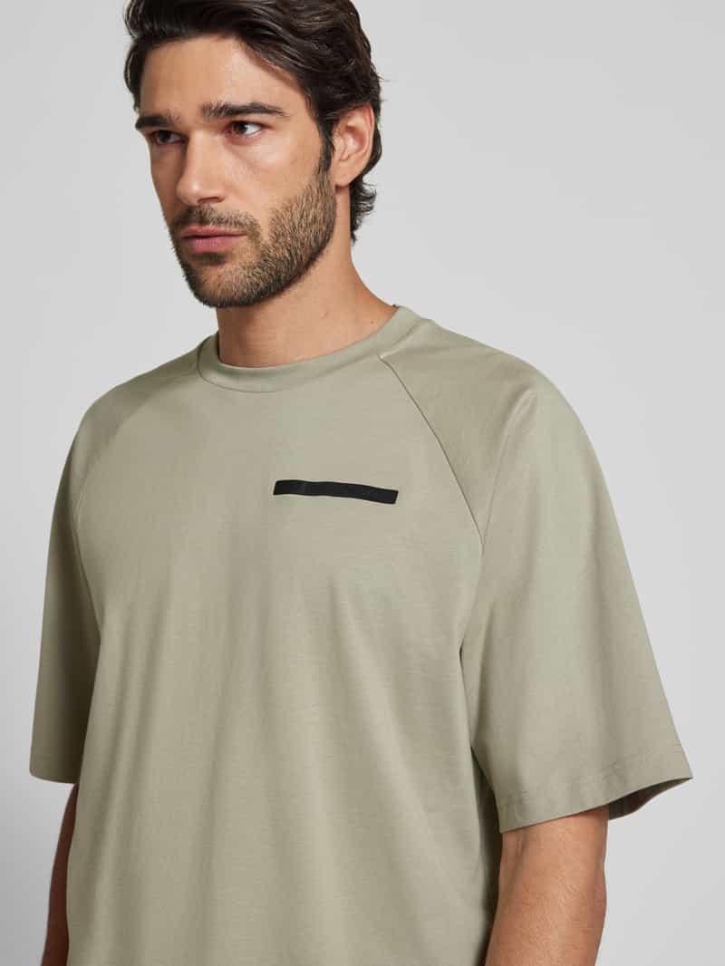 EA7 Emporio Armani T-shirt met labeldetail