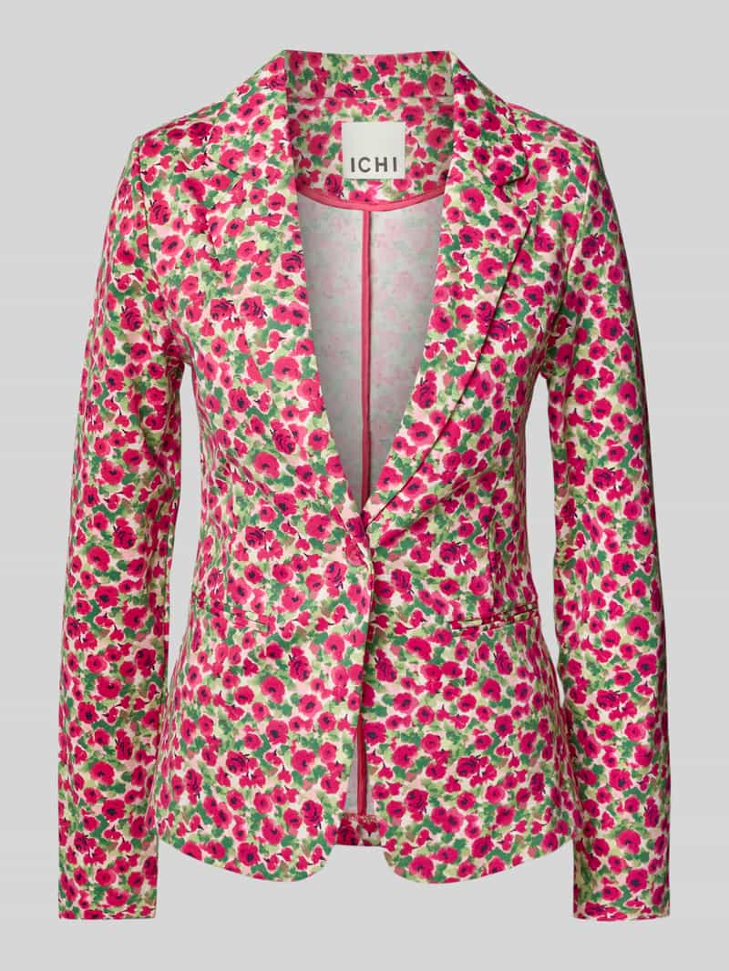 Ichi Slim fit blazer met paspelzakken model 'KATE'
