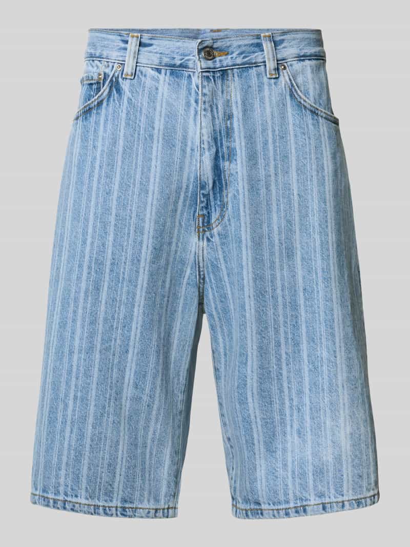 Carhartt Work In Progress Straight fit korte jeans met all-over print model 'Rylan'