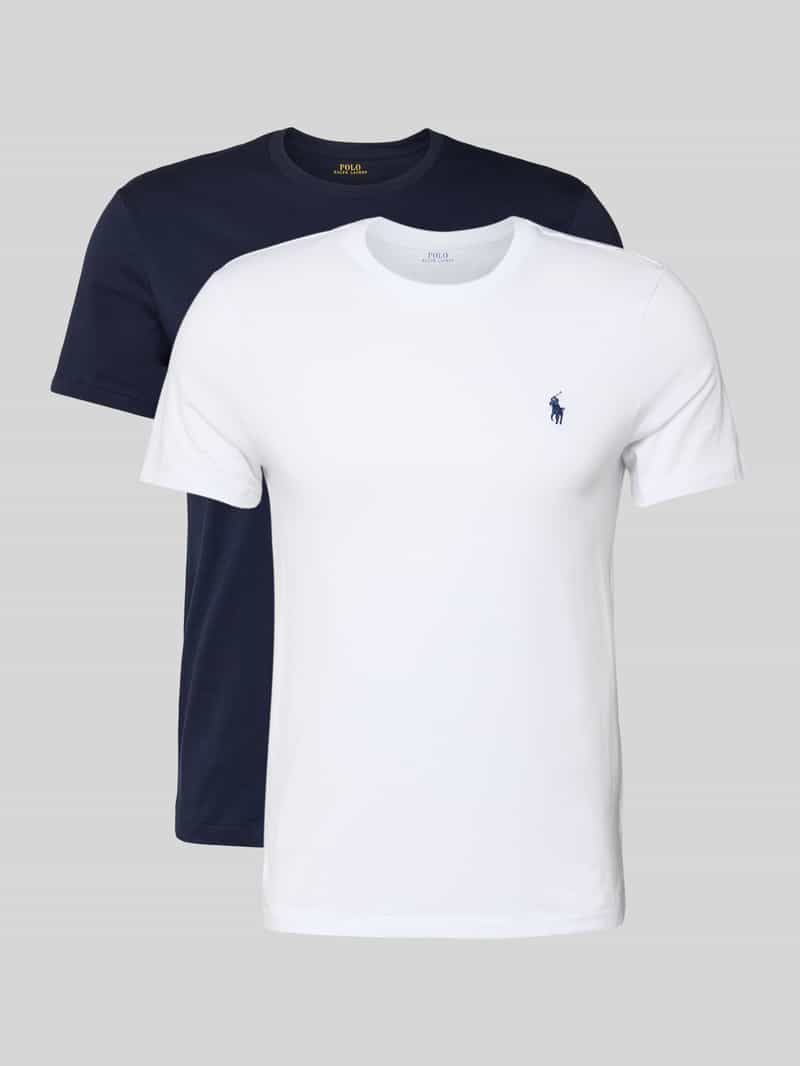 T-shirt met labelstitching