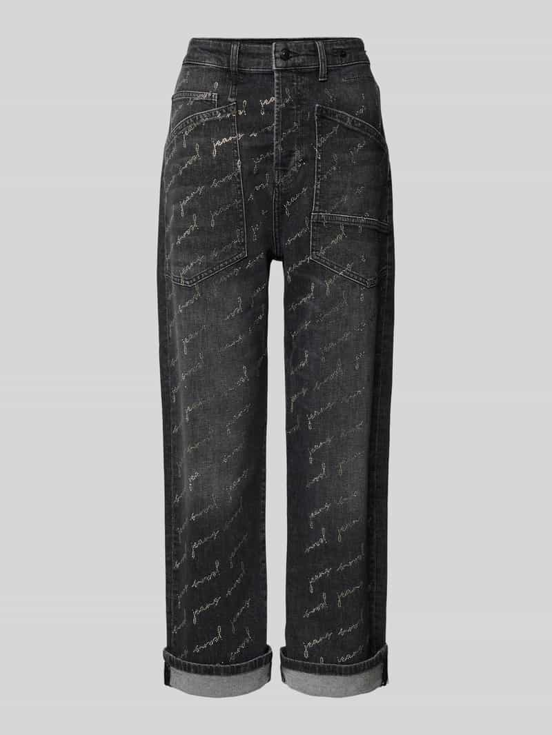 MAC Baggy fit jeans met all-over print