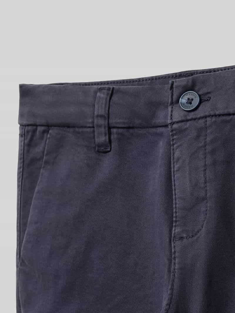 Mayoral Straight fit chino met steekzakken