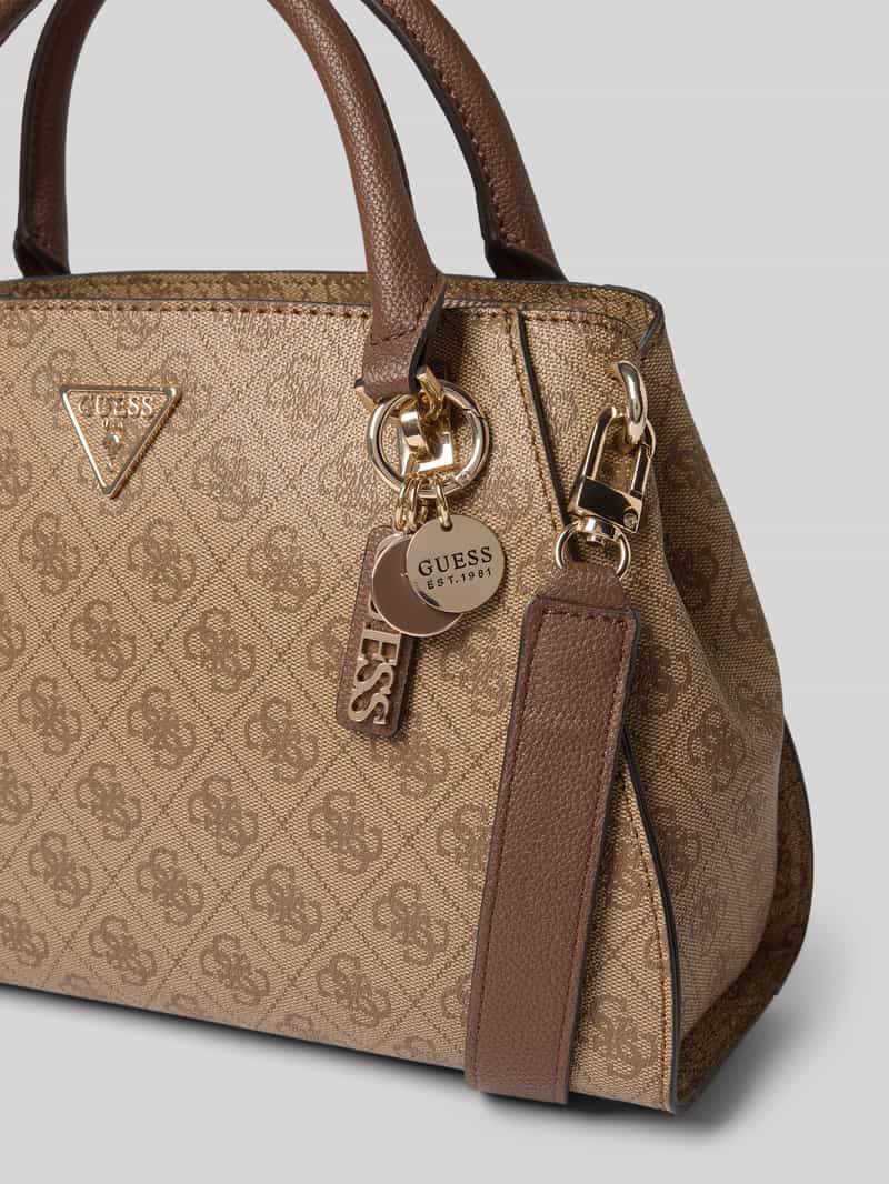 Guess Handtas met labelapplicatie model 'NOELLE LUXURY SATCHEL'