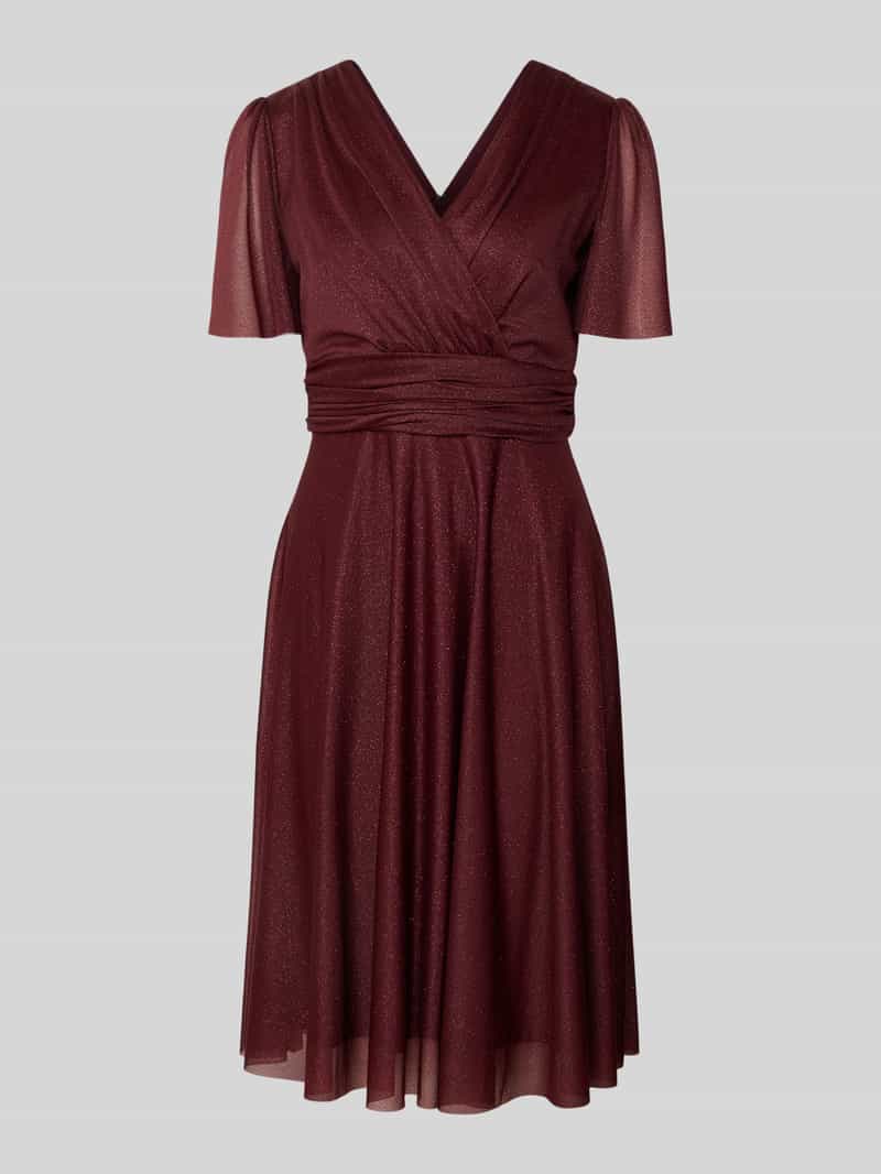 Christian Berg Cocktail Cocktailjurk met V-hals