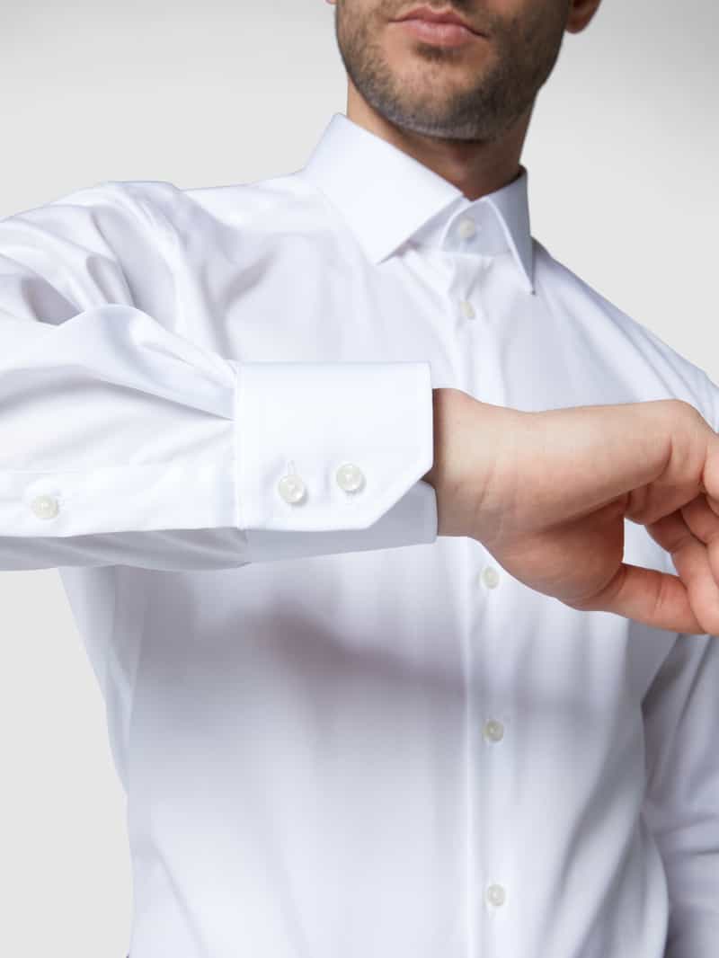 Christian Berg Men Regular fit zakelijk overhemd van fijn twill