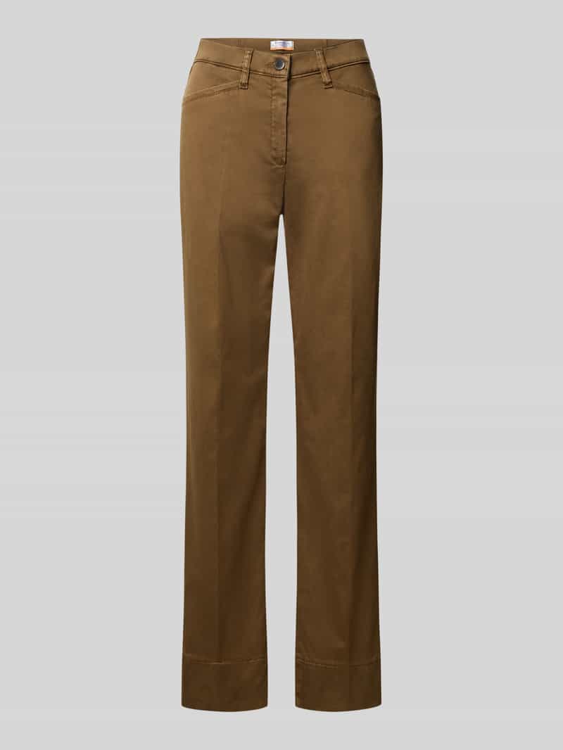 Raphaela By Brax Super slim fit smalle broek van mix van katoen en lyocell model 'LORELLA'