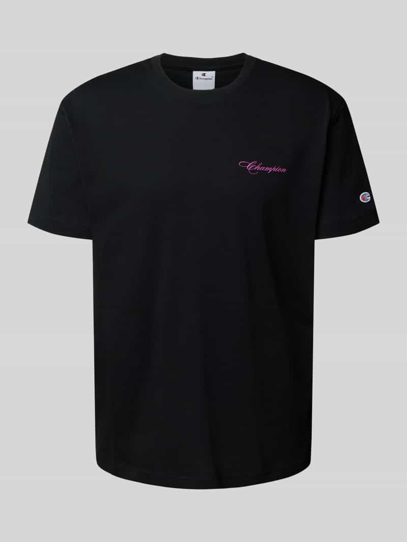Champion T-shirt met logobadge
