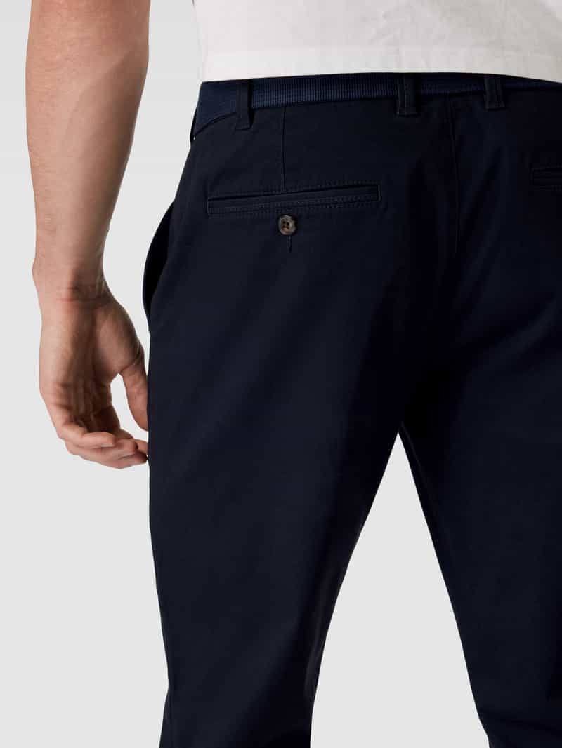 MCNEAL Stoffen broek met Franse steekzakken